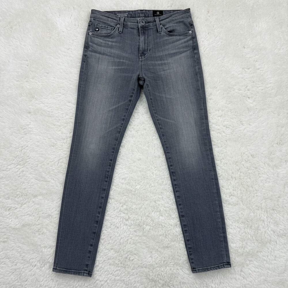 AG Adriano Goldschmied Women's Grey Legging Ankle Super Skinny Jeans | 27R
b86
